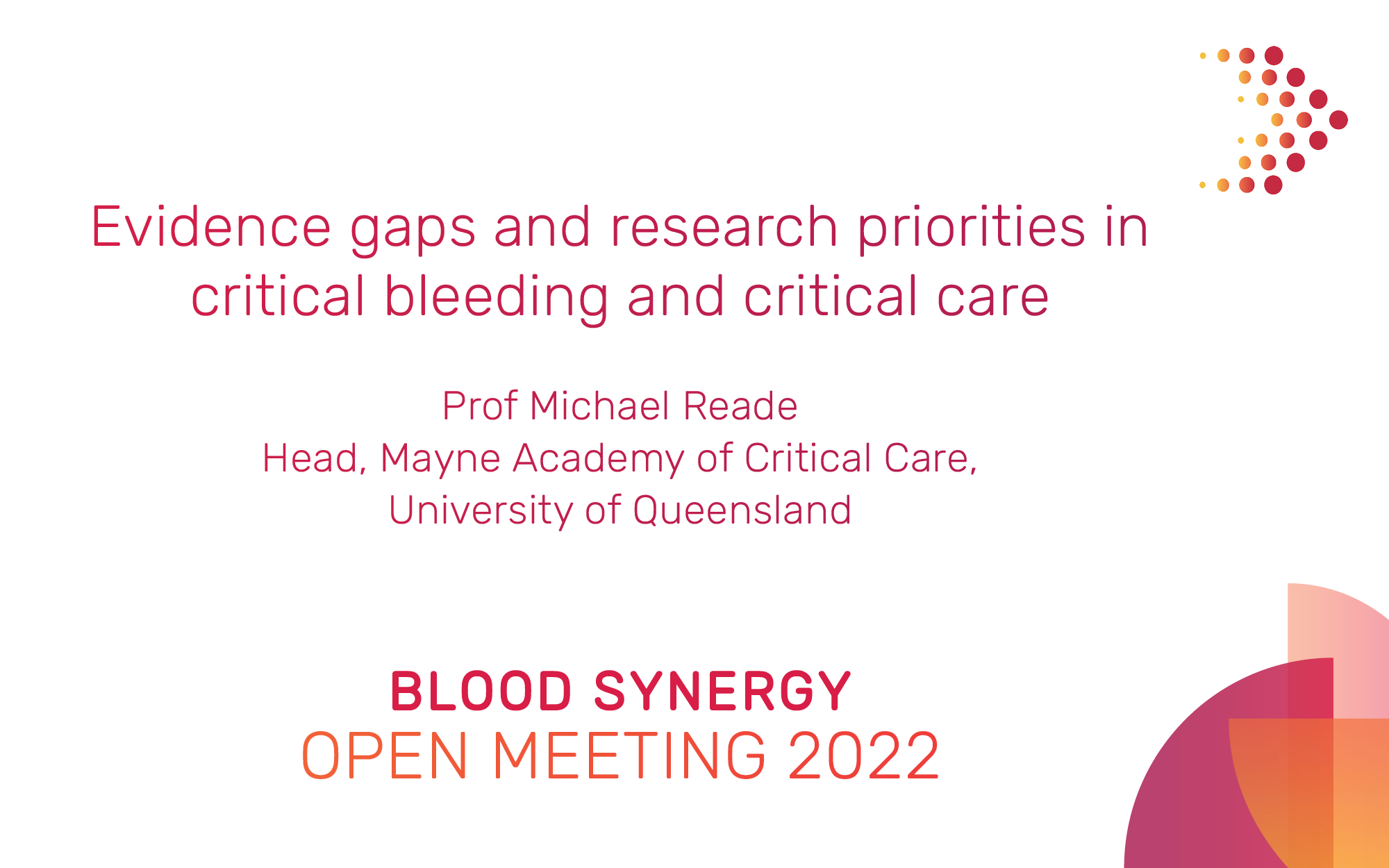 Open Meeting 2022